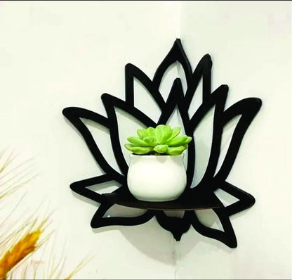 3 Pcs Lotus Shaped Wall Shelf