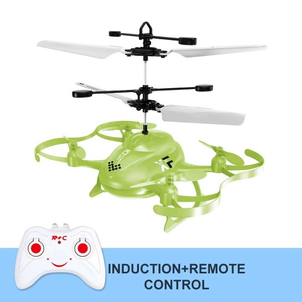 Child Palm Induction Aircraft Remote Control Helicopter Toy For Kids (random Color)