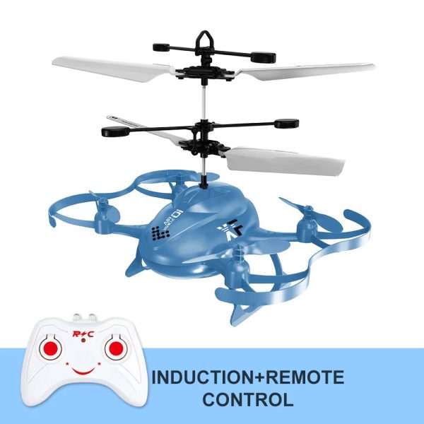 Child Palm Induction Aircraft Remote Control Helicopter Toy For Kids (random Color)