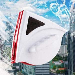 Double Side Magnetic Window Cleaner| Triangle Double Sided Magnetic Glass Cleaning (random Color)