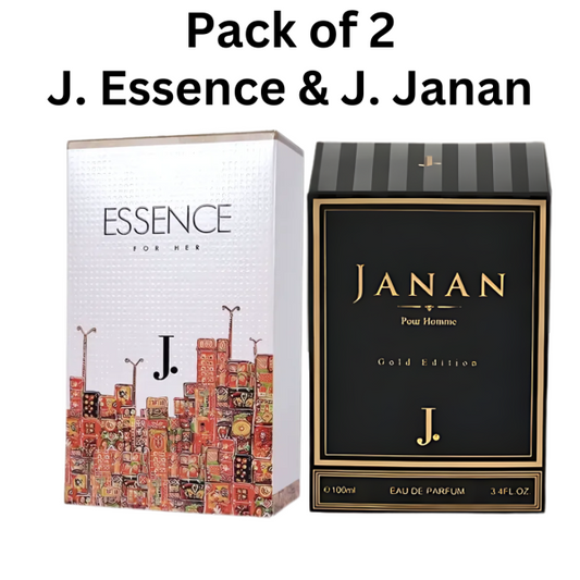 Pack Of 2 – J. Essence & J. Janan | Perfume For Men And Women – 100m